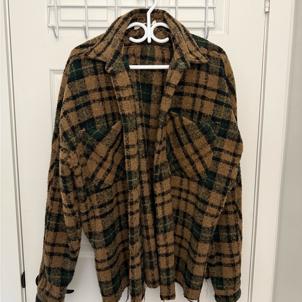 MNML Loose Woven Flannel Shirt - Size L